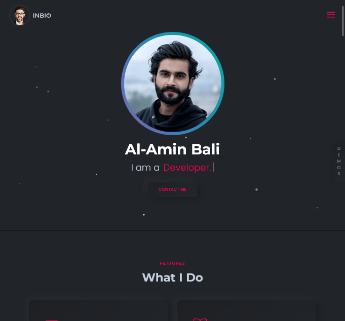 InBio – Consulting & Business Portfolio Website