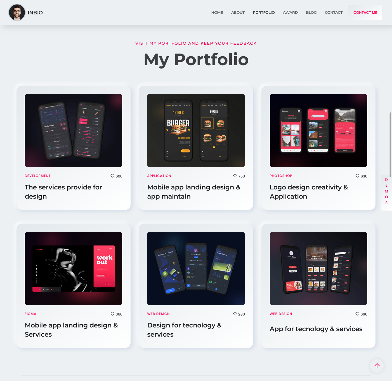 InBio – Fashion Designer Portfolio Website (White Edition) - image
