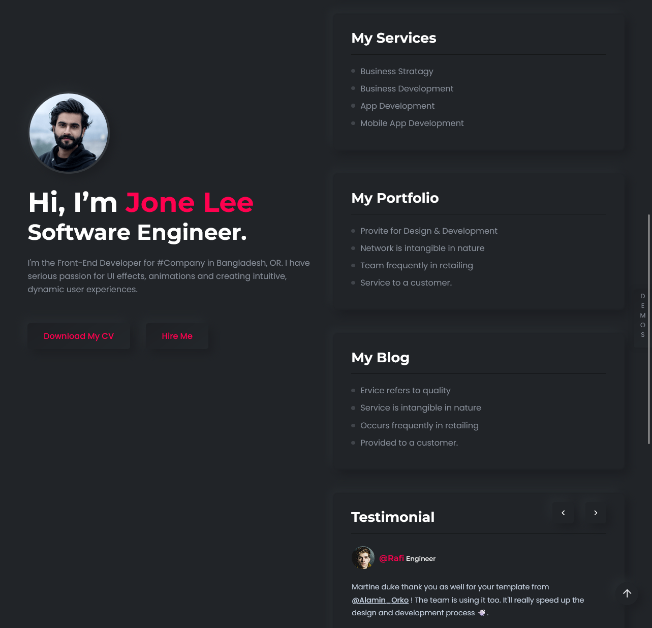 FlexaPort – Modern Freelancer Portfolio Website - image
