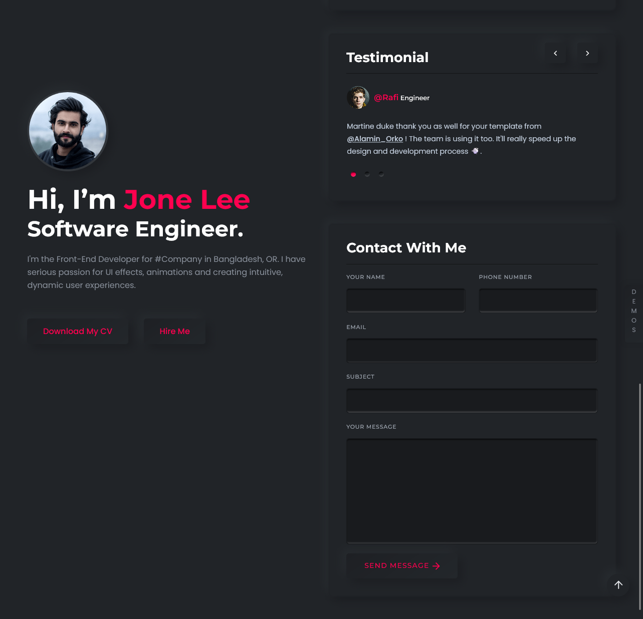 FlexaPort – Modern Freelancer Portfolio Website - image