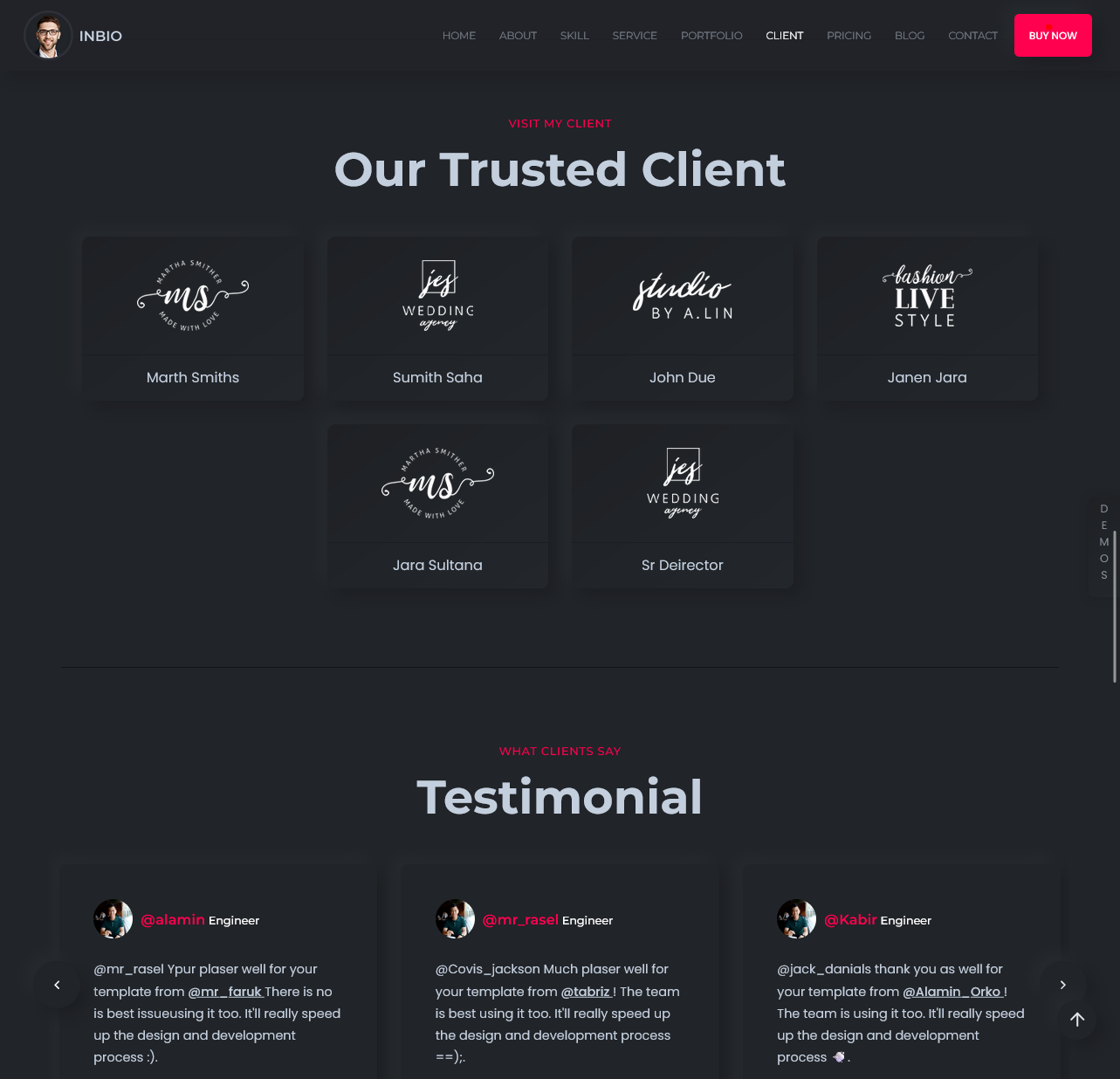 Lensory – Professional Photographer Portfolio Website - image