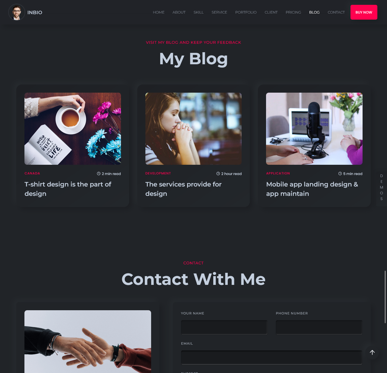 Lensory – Professional Photographer Portfolio Website - image