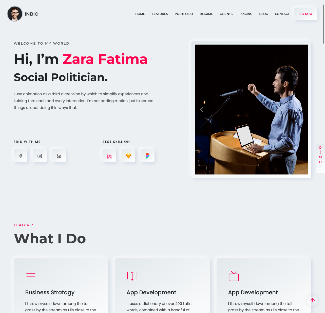 Civiora – Public Figure & Political Portfolio Website