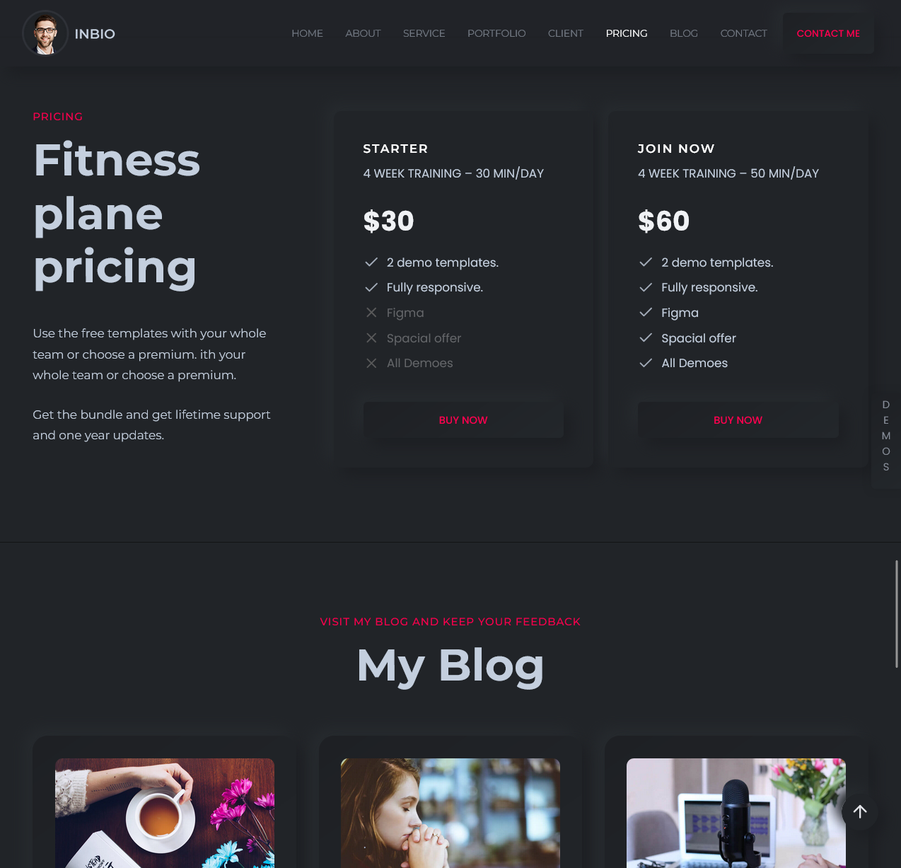 FitMentra – Fitness Instructor & Personal Trainer Website - image