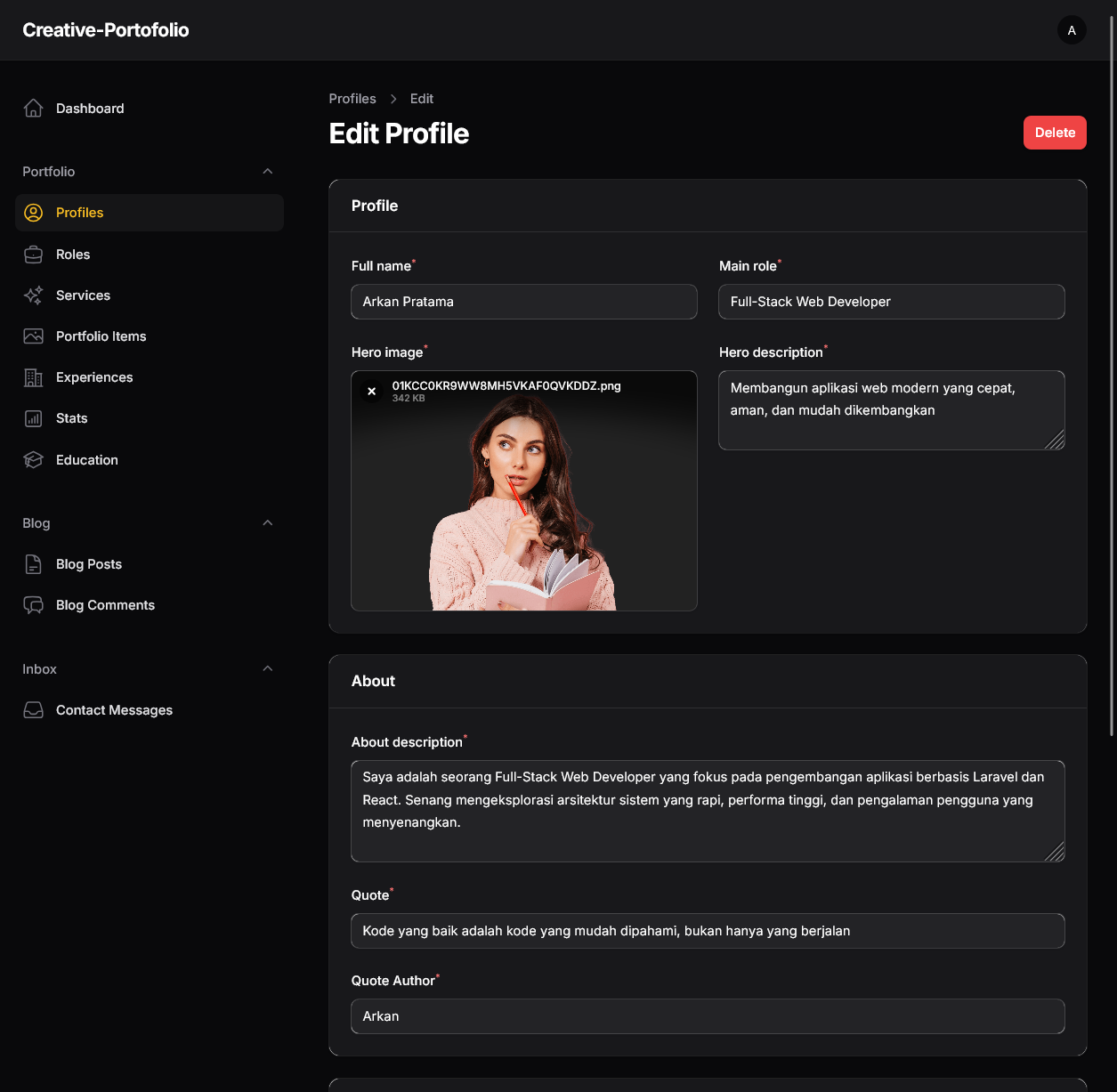 Civiora – Public Figure & Political Portfolio Website - image
