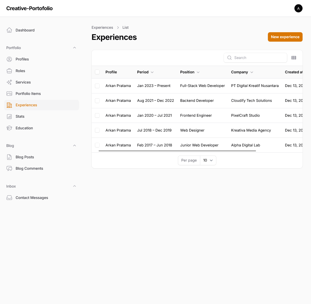 InBio – Consulting & Business Portfolio Website - image
