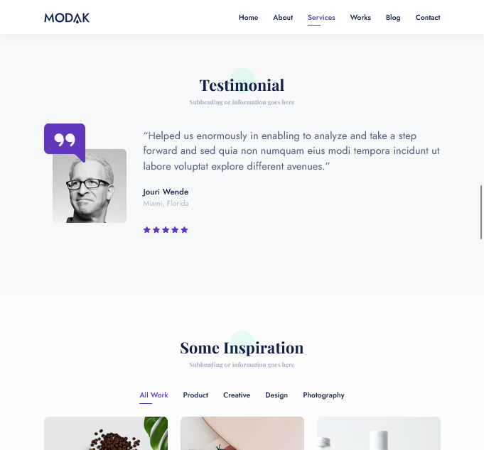 SoloAura – Clean Personal Portfolio Website - image