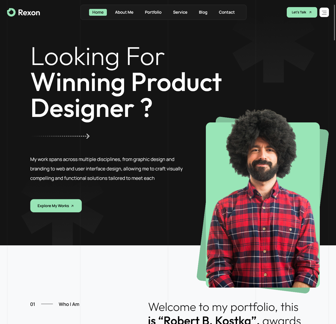 Rexora – Modern Creative Agency Portfolio Website
