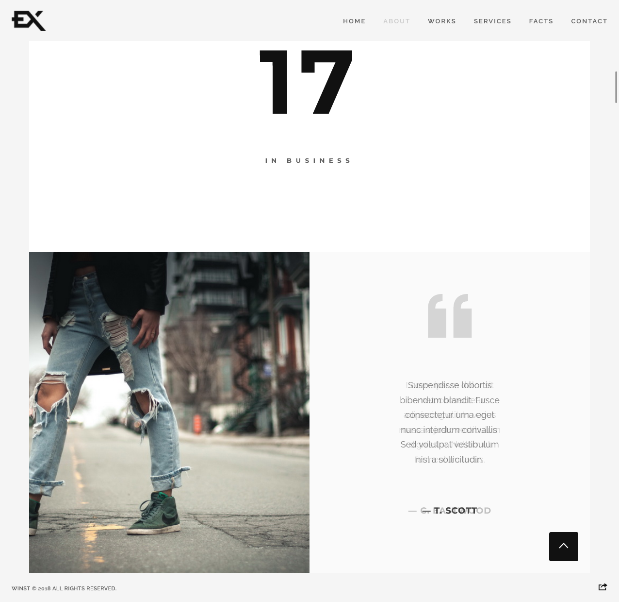 MonoPeak – Single Image Personal Portfolio Website - image