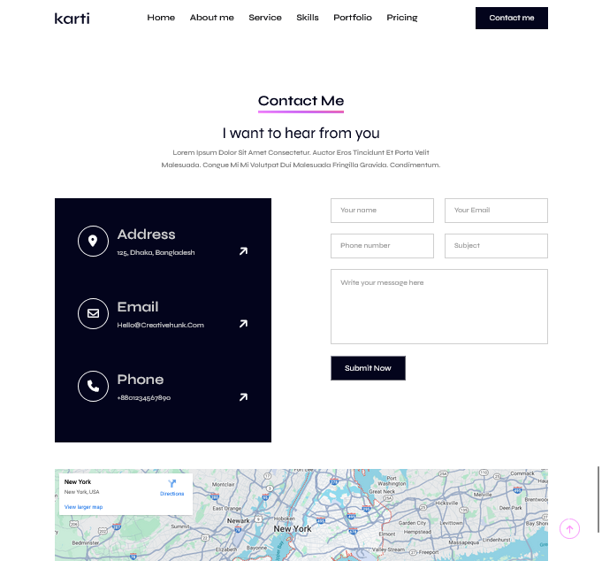 Kartiva – Modern Creative Portfolio Website - image