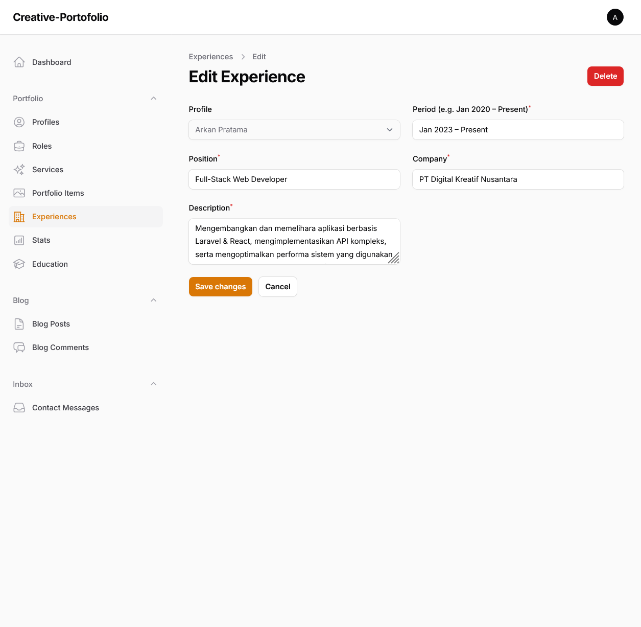 Kartiva – Modern Creative Portfolio Website - image