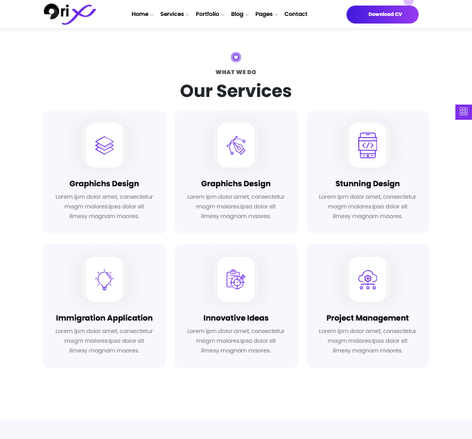 Oriven – Modern Personal Portfolio Website - image