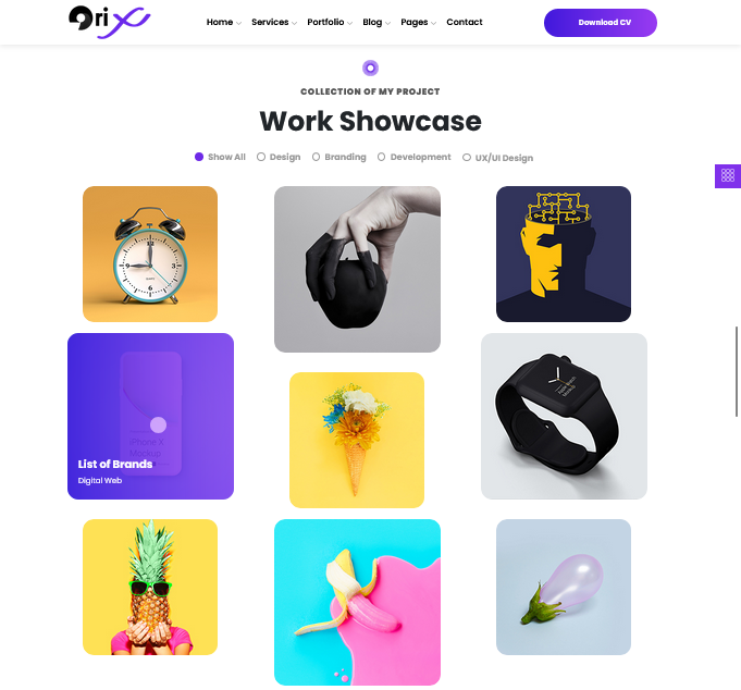 Oriven – Modern Personal Portfolio Website - image