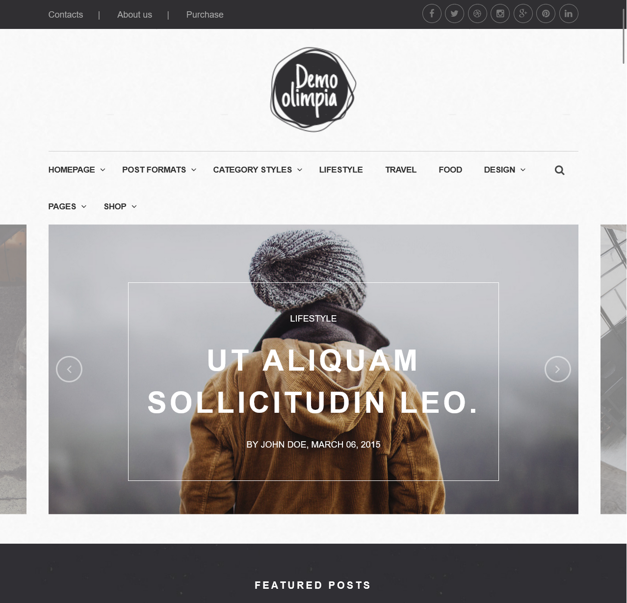 Olyvera – Elegant Creative Portfolio Website