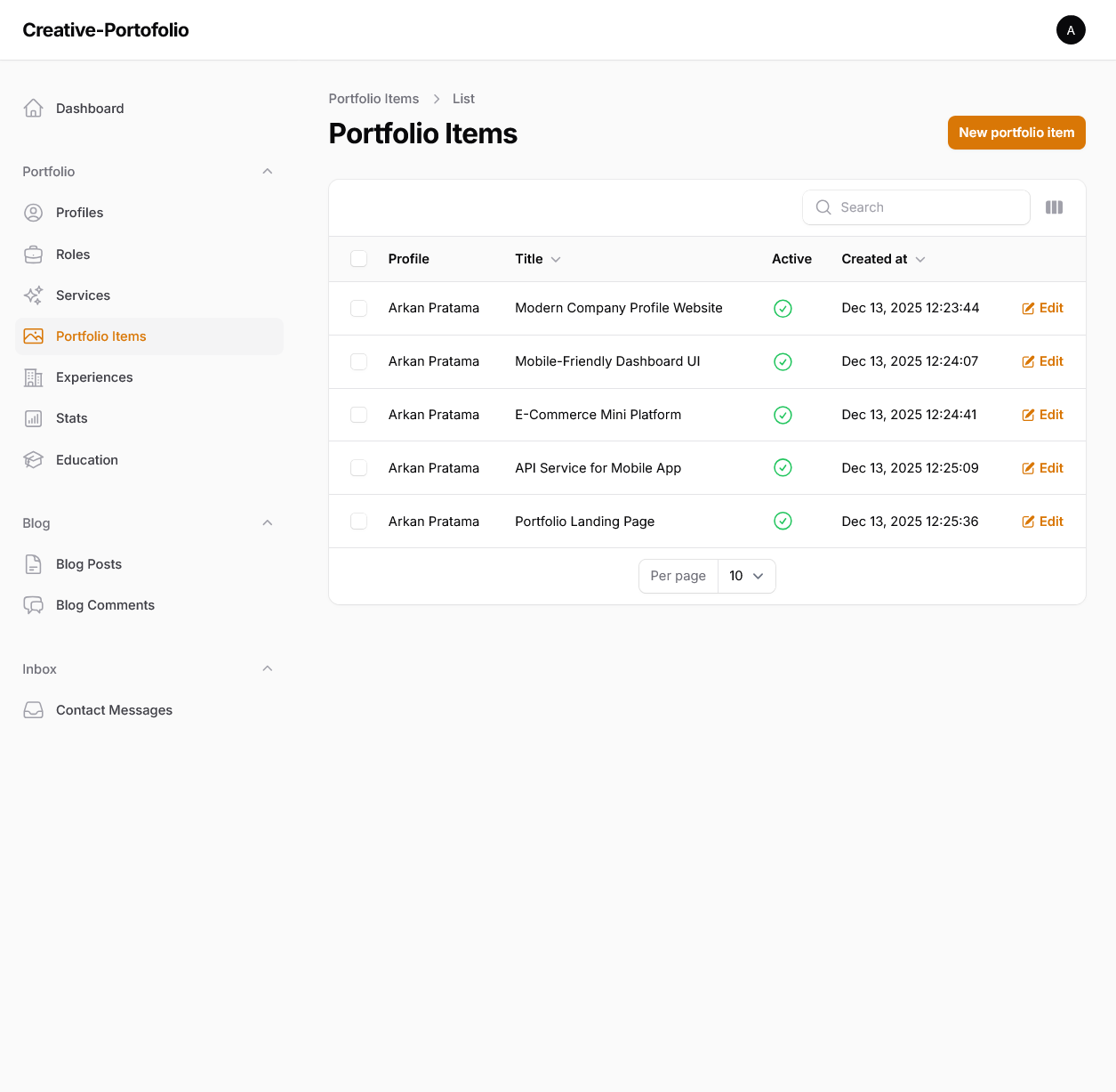 Worka – Clean Personal Portfolio Website - image