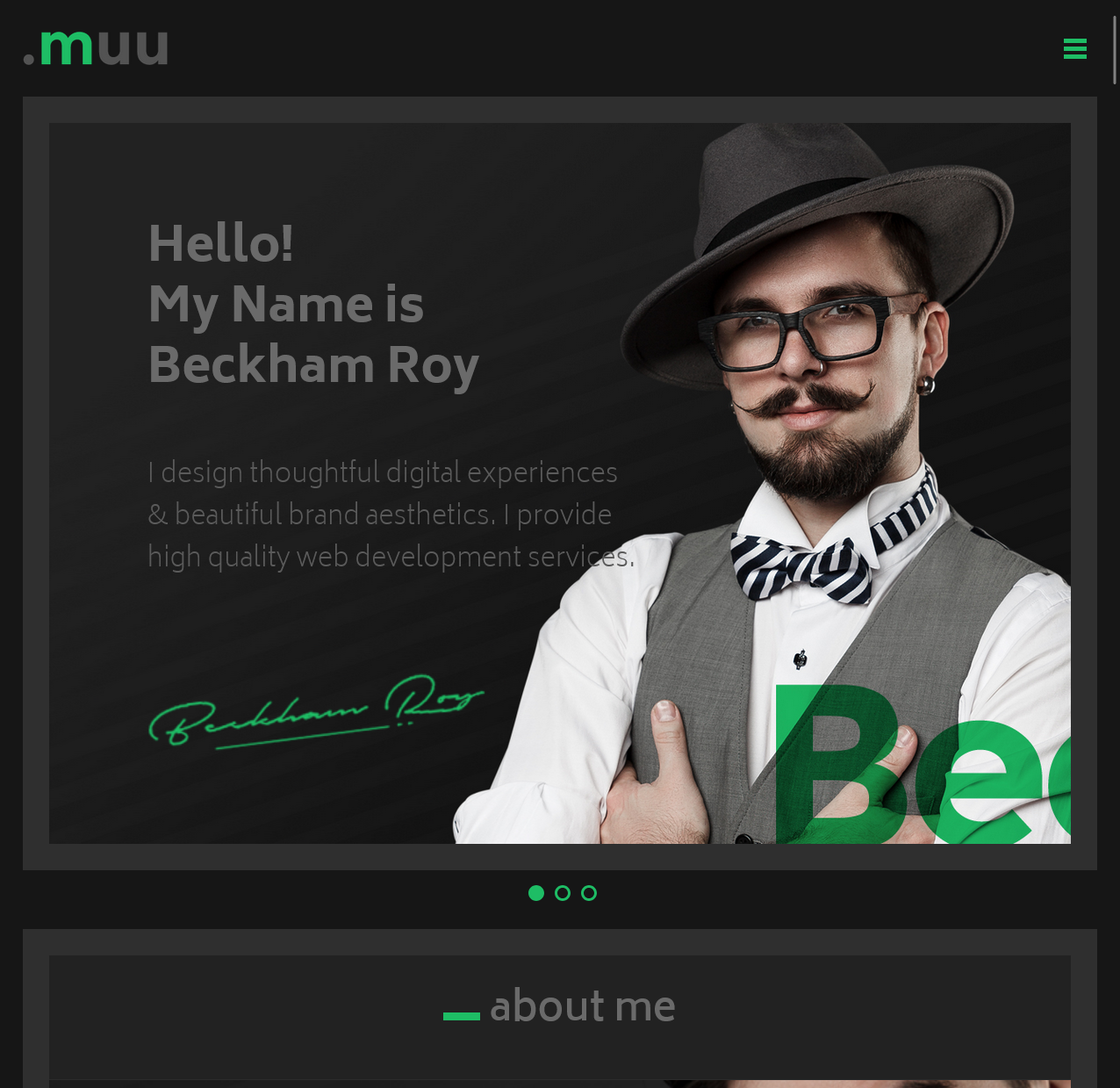 Noirva – Dark Minimal Creative Portfolio Website