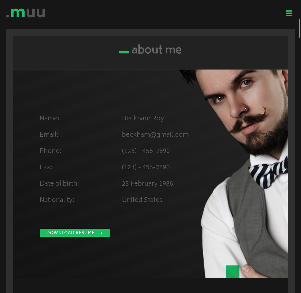 Noirva – Dark Minimal Creative Portfolio Website - image