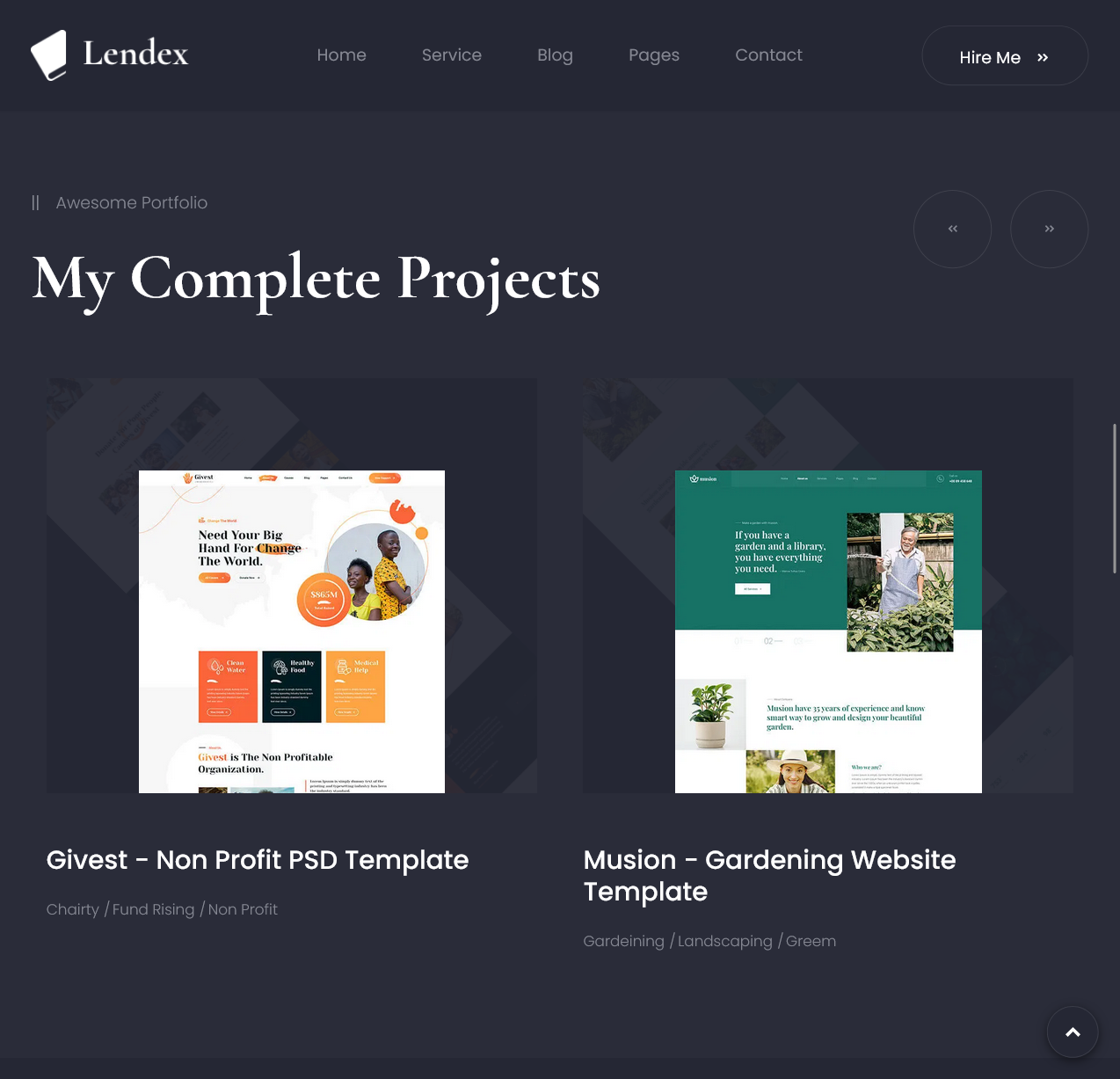 Lendora – Professional Freelancer Portfolio Website - image